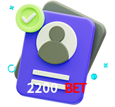 Tornar-se um membro do 2200 Bet é muito simples